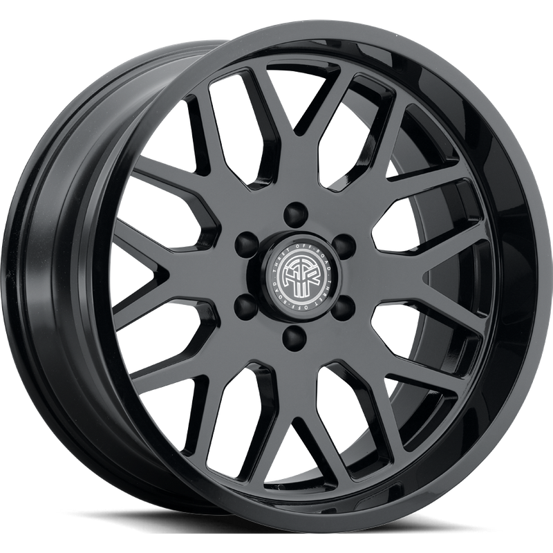 Thret Offroad Monarch Gloss Black Wheels - 20x10 - 5x127 -21 Offset — Wheels & Rims