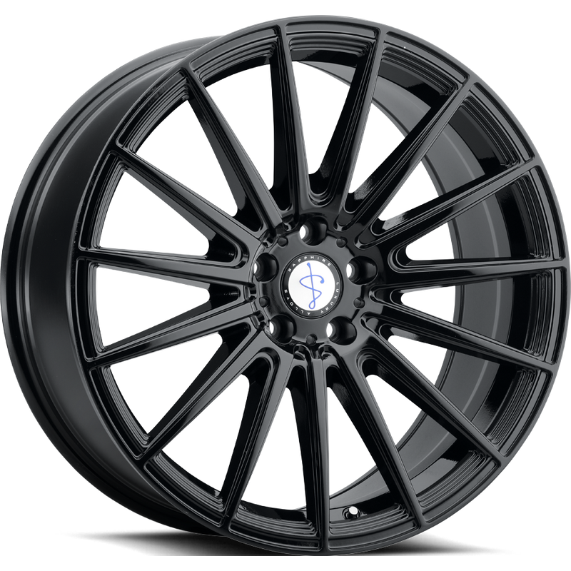 Sapphire Luxury Alloys SX03 Gloss Black 20x9 Wheels 5x112 35 Offset — Wheels & Rims