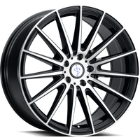 Sapphire Luxury Alloys SX03 Gloss Black Machined Face Wheels 20x9 — Wheels & Rims