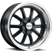 Roues Alloy Creations AC515 Noir Brillant Bord Usiné 17x7 5x114.3 — Roues et jantes