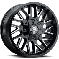 Roues Thret Offroad Revolver Noir Brillant Milled - 17x9 - 5x114.3