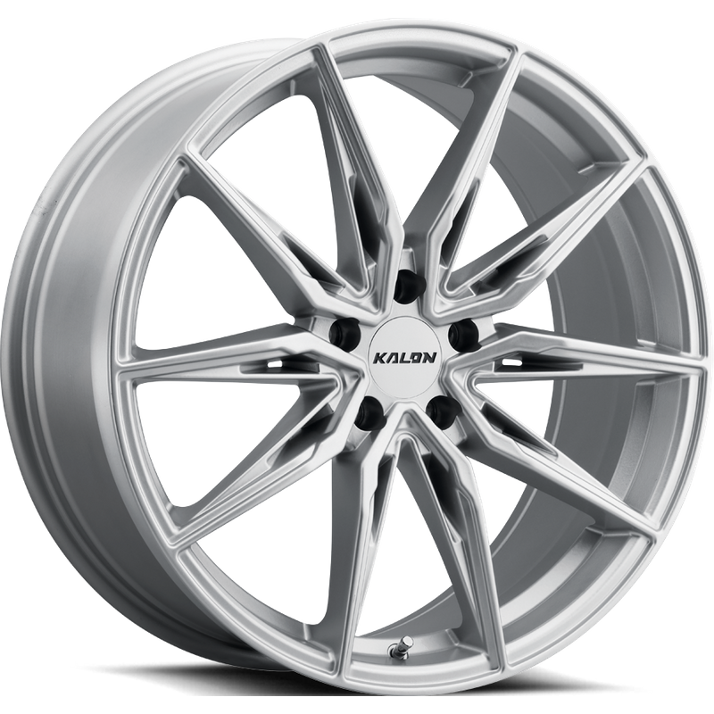 Kalon Wheels Cypher Gloss Silver - 20x10 - 5x112 - 38 Offset — Wheels & Rims