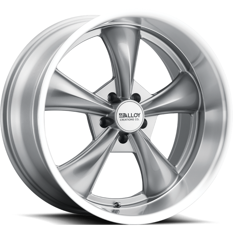 Alloy Creations AC505 Grey Wheel with Machined Lip - 17x7 - 5x114.3 — Wheels & Rims