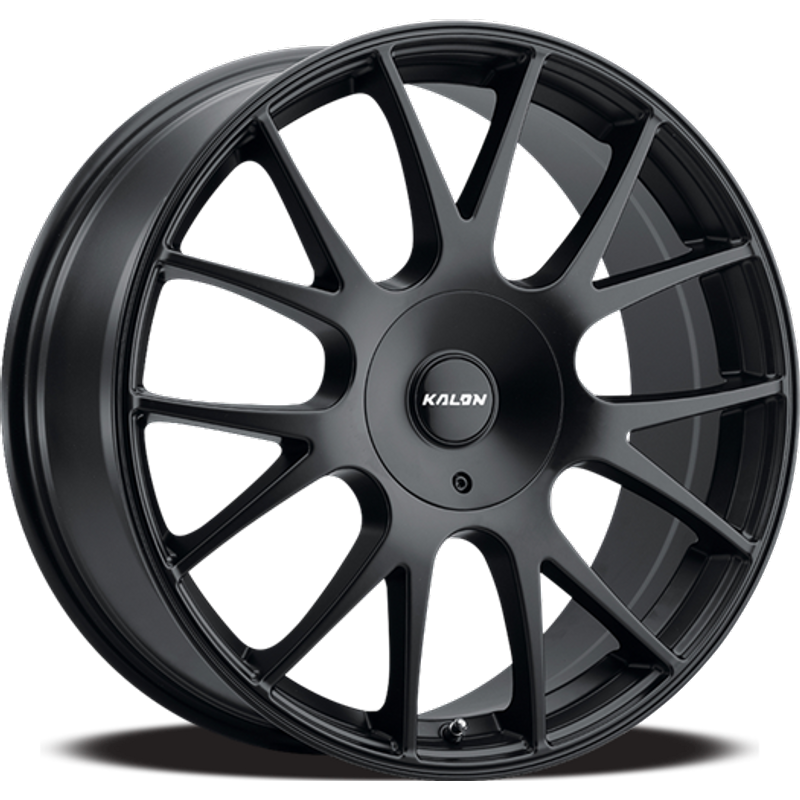 Kalon Wheels Talon Satin Black 16x7 Rims 5x100 Bolt Pattern 38 Offset — Wheels & Rims