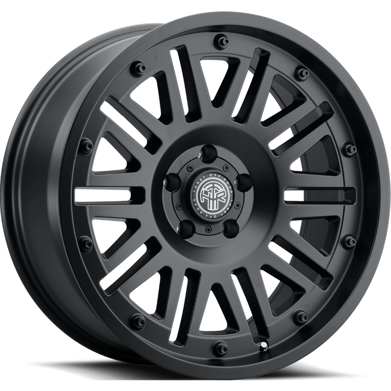 Thret Offroad Storm Satin Black Wheels - 17x9 - 5x114.3 -12 Offset — Wheels & Rims