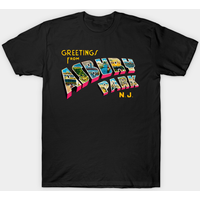 Greetings From Asbury Park Men's T-Shirt - Black — Mens T Shirts