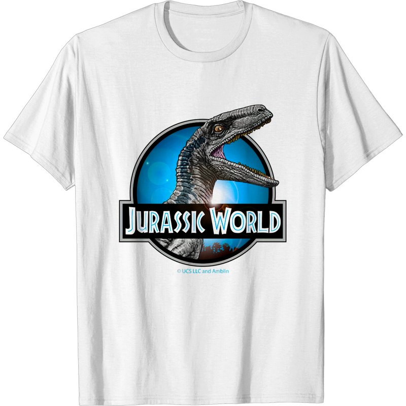 Jurassic World Velociraptor Blue Men's T-Shirt