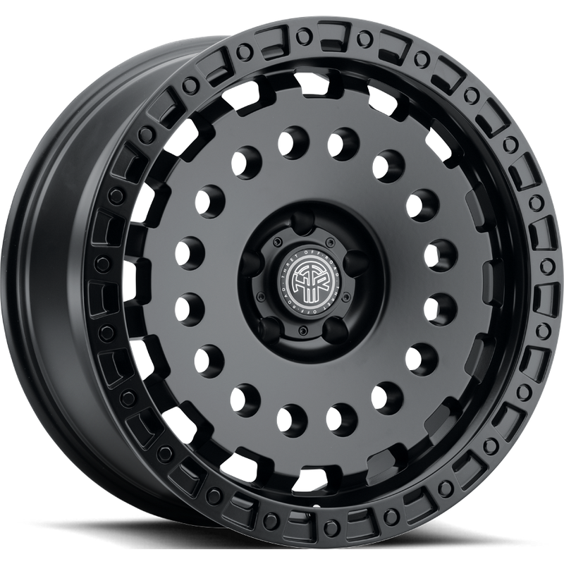Thret Offroad Firewall Satin Black Wheels - 17x9 - 5x114.3 -12 Offset — Wheels & Rims