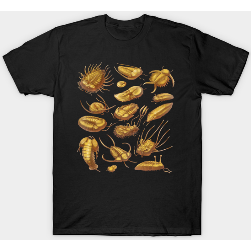 Golden Trilobites - Trilobite Men's T-Shirt — Mens T Shirts