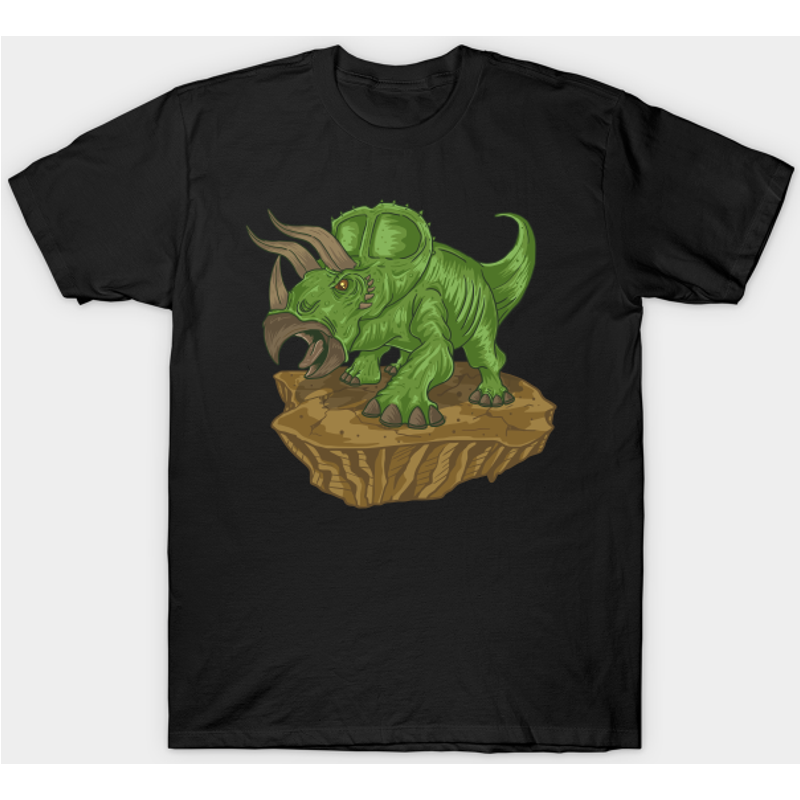 Triceratops Habitat Men's T-Shirt — Mens T Shirts