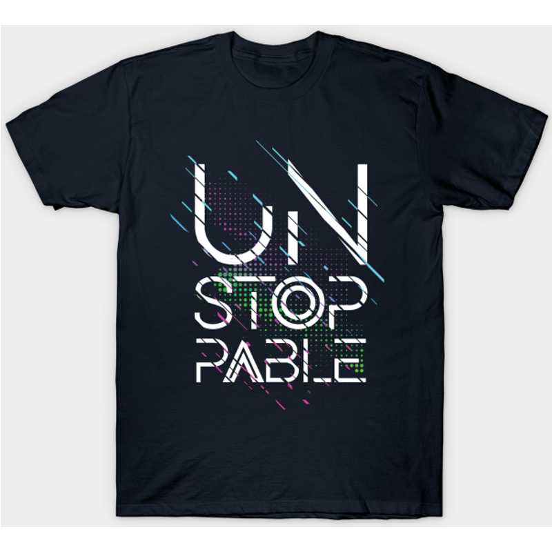 T-shirt Noir pour Hommes Unstoppable — T-shirts pour hommes