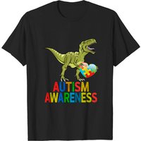 T-shirt pour hommes Dinosaurs With Heart Autism Awareness — T-shirts pour hommes