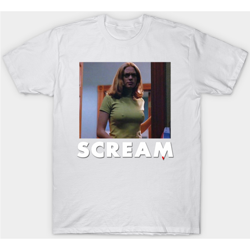 T-shirt Scream Movie pour hommes en noir — T-shirts pour hommes