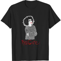 Robert Smith In Stripes For Black Better - The Cure T-Shirt