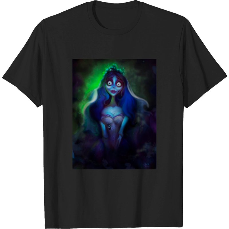 T-shirt pour hommes Emily Corpse Bride en noir — T-shirts pour hommes