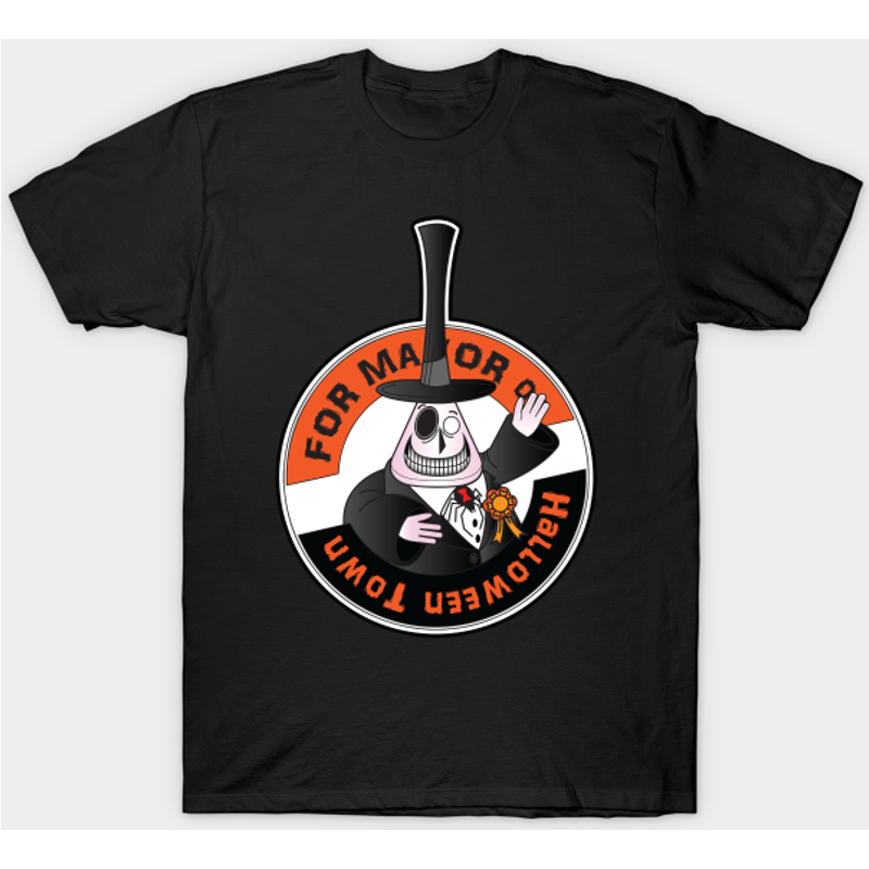 Pour Maire de la Ville d'Halloween - T-Shirt L'Étrange Noël de Monsieur Jack — T-shirts pour hommes