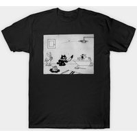 T-shirt pour hommes Felix The Cat en bleu royal