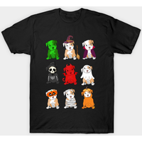 T-shirt Costume Amusant Pitbulls Halloween pour Hommes