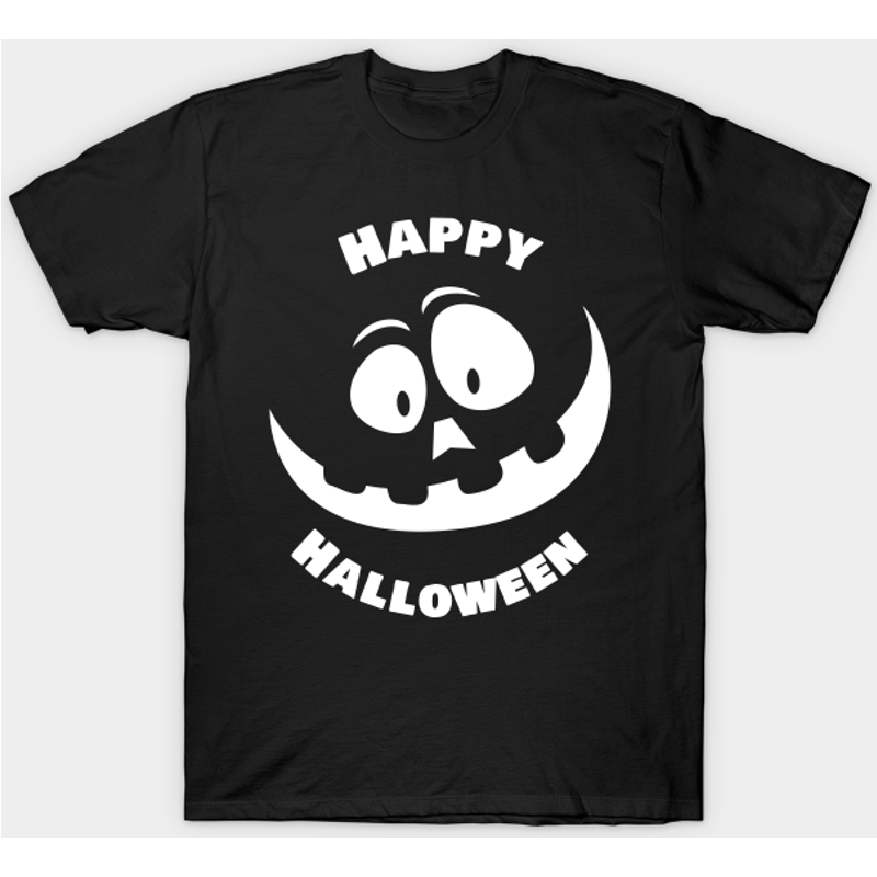 T-shirt Noir pour Hommes Joyeuse Halloween — T-shirts pour hommes