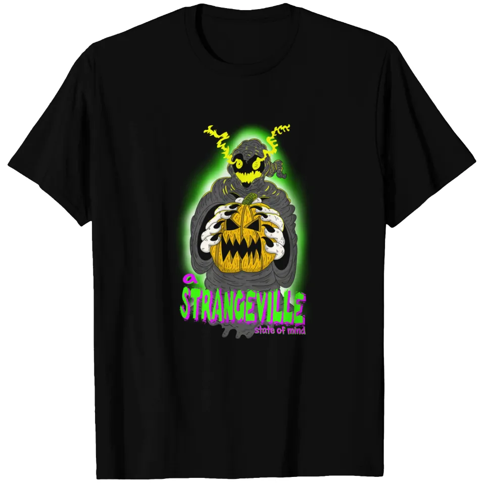 A Strangeville State Of Mind Halloweenshirt Men's T-Shirt — Mens T Shirts