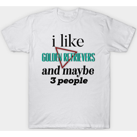 T-shirt pour hommes Golden Retrievers en bleu royal — T-shirts pour hommes