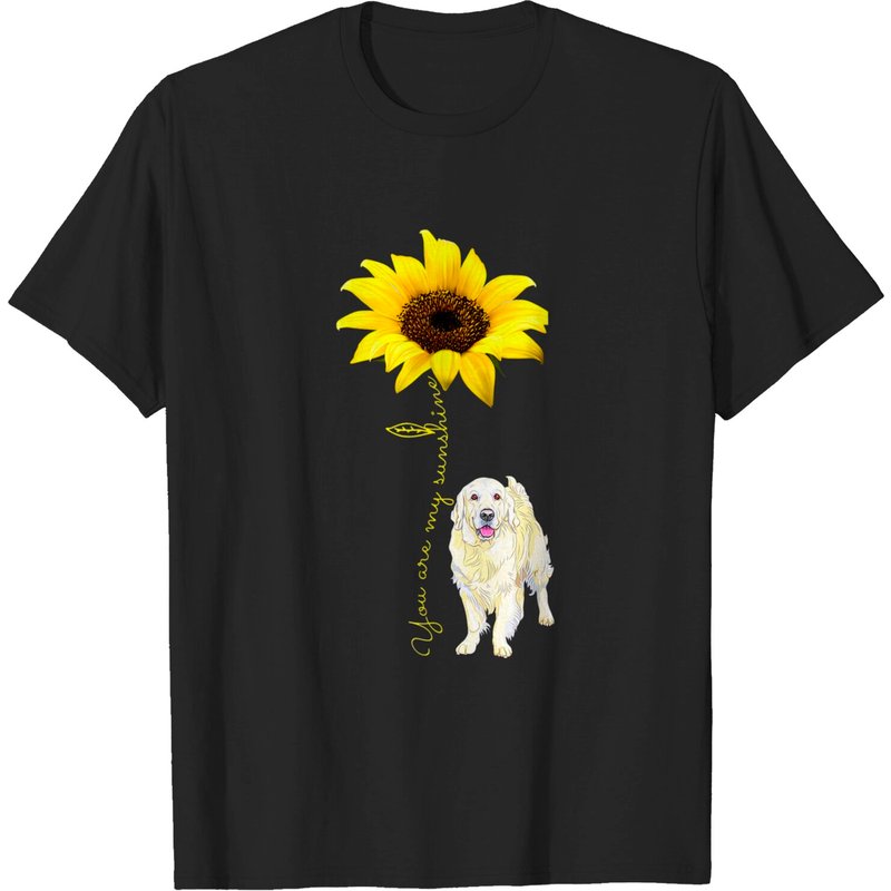T-shirt You Are My Sunshine Golden Retriever Sunflower pour hommes — T-shirts pour hommes