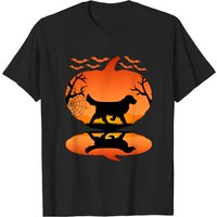 T-shirt Halloween Citrouille Golden Retriever pour hommes — T-shirts pour hommes