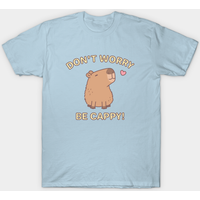 T-shirt pour hommes Cute Capybara Don't Worry Be Cappy — T-shirts pour hommes