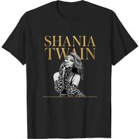 T-shirt pour hommes Shania Twain en noir — T-shirts pour hommes