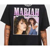 T-Shirt Noir Mariah Carey pour Hommes