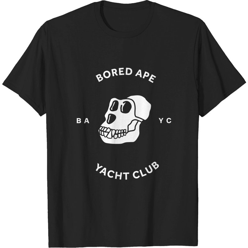 T-Shirt Logo Bored Ape Yacht Club pour hommes — T-shirts pour hommes