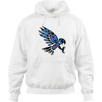 Hoodies Totem Tribal Oiseau Faucon à Queue Rouge Amérindien