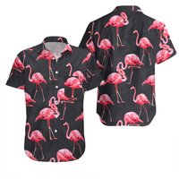 Chemise Hawaïenne Noire à Boutons pour Hommes — Chemises décontractées pour hommes