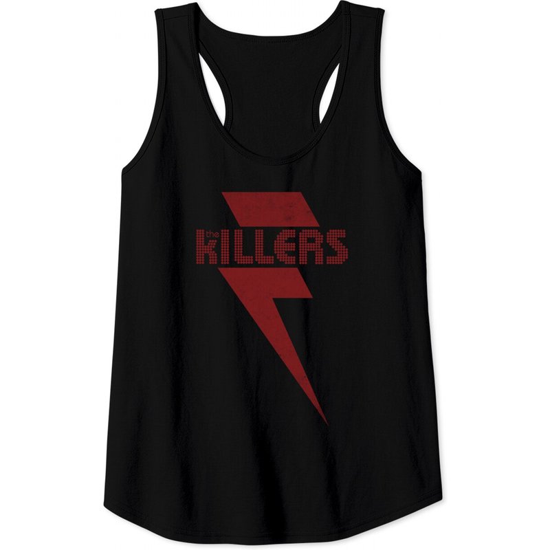 Débardeur The Killers Brandon Flowers Red Bolt pour hommes — T-shirts pour hommes