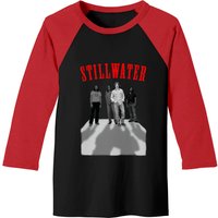 T-shirts de Baseball Stillwater pour Hommes - Noir/Rouge