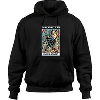 Hoodie Noir Unisexe Vegeta Dragon Ball