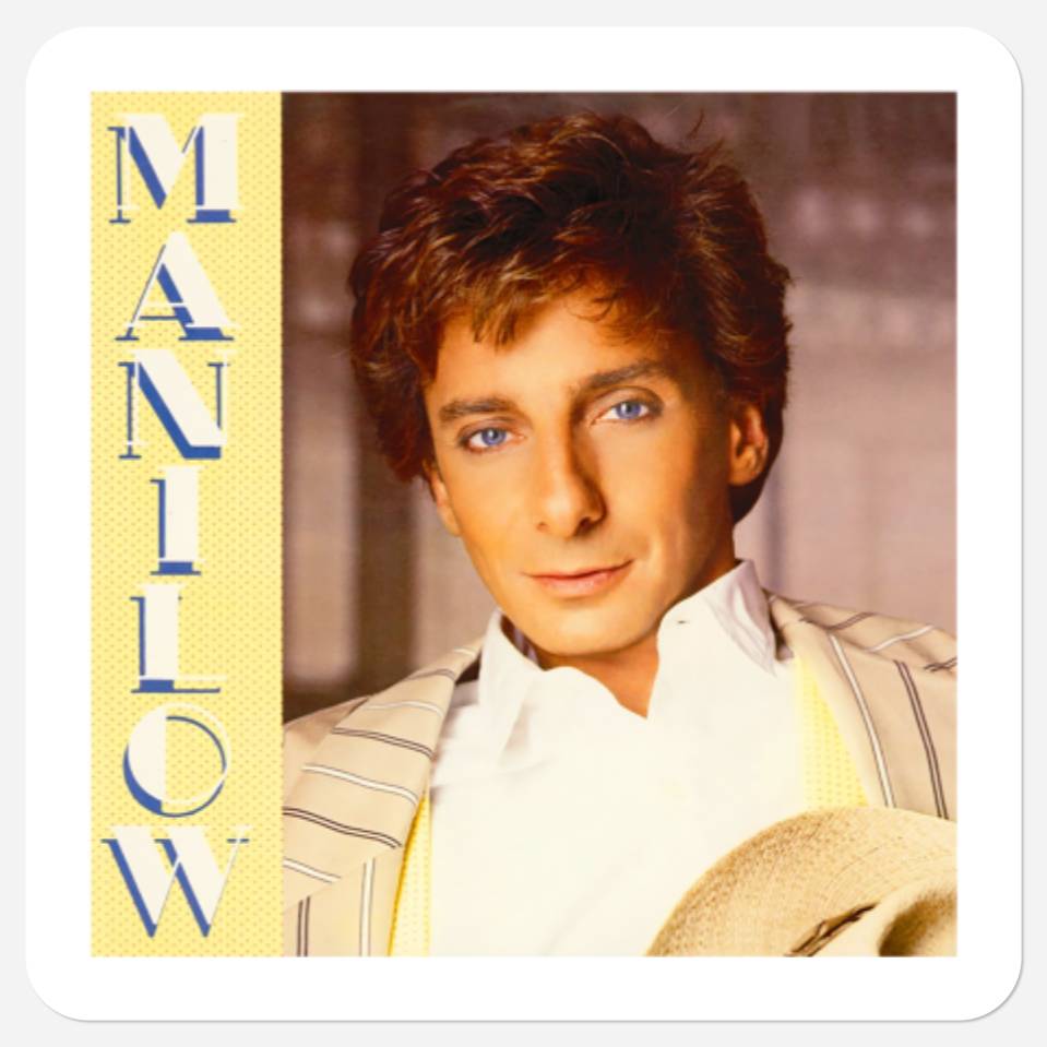 Barry Manilow Stickers for Black Theme
