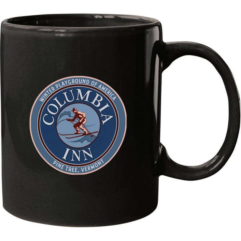Columbia Inn Pine Tree Vermont White Christmas Mug — Mugs & Tumblers