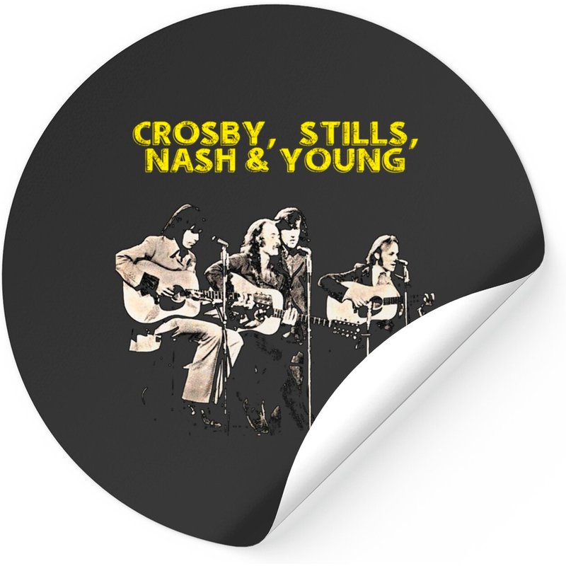 C S N Y - Crosby Stills Nash And Young Stickers