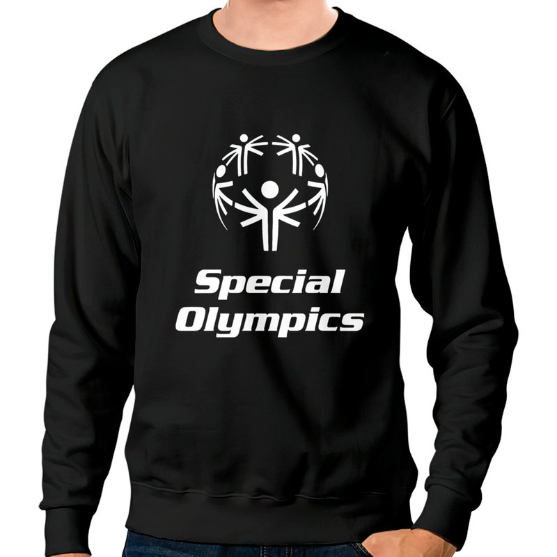Sweatshirts Unisex Noirs des Olympiques Spéciaux