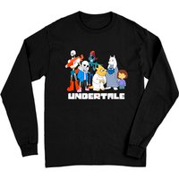 Undertale Long Sleeve T-Shirt for Unisex in Black