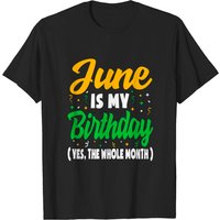 June Is My Birthday Month Men's T-Shirt