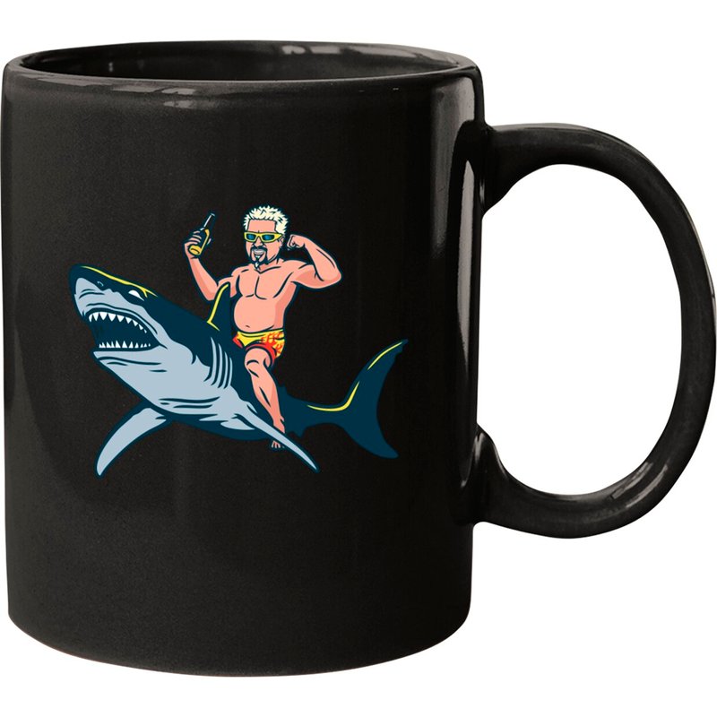 Mugs Flavor Shark Guy Fieri - Mug en céramique personnalisable — Tasses et gobelets