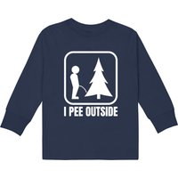 T-shirts à manches longues I Pee Outside pour enfants — T-shirts pour hommes