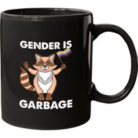 Nonbinary Pride Flag Mug - Gender Is Garbage Design — Mugs & Tumblers
