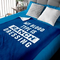 My Blood Type Is Ranch Dressing Baby Blanket — Baby Blankets