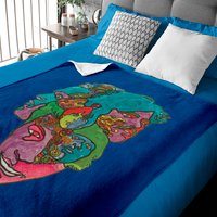 Love - Forever Changes Baby Blanket in Royal Blue — Baby Blankets