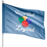 Bocce Ball Legend Double-Sided House Flags