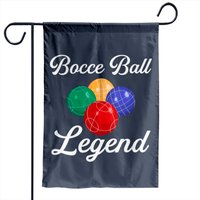 Bocce Ball Legend Garden Flags — Decorative Flags