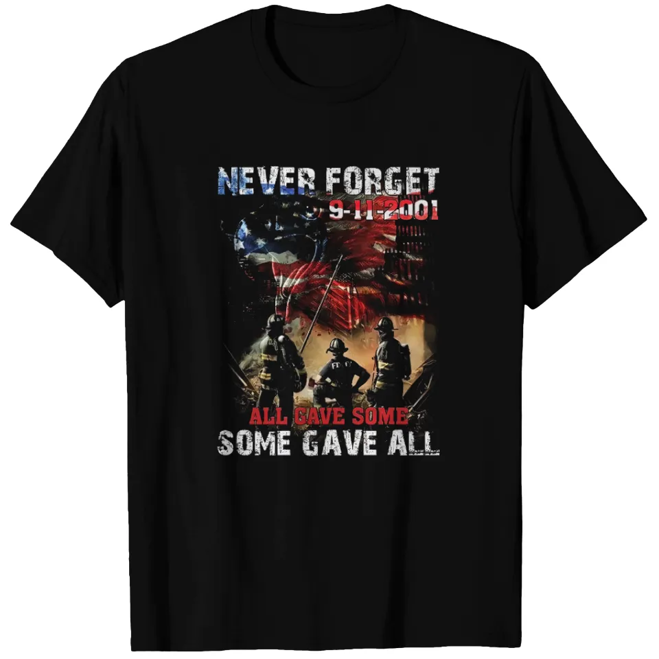 T-shirt commémoratif du 20e anniversaire du 911 pour hommes